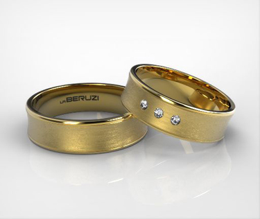 Verighete din aur galben de 14k SS 073