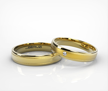 Verighete din aur galben de 14k SS 143