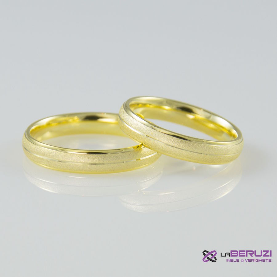 Verighete din aur de 14k SS 348