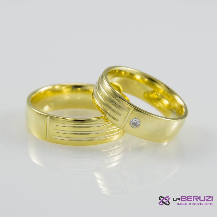 Verighete din aur de 14k SS 326
