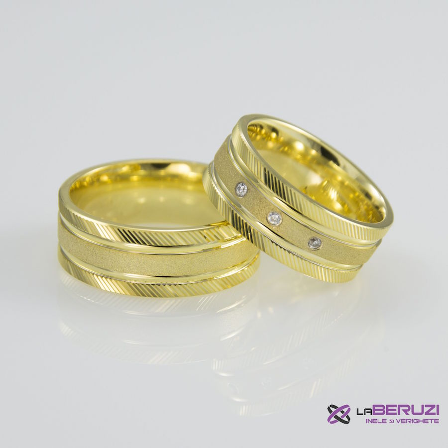 Verighete din aur de 14k SS 334