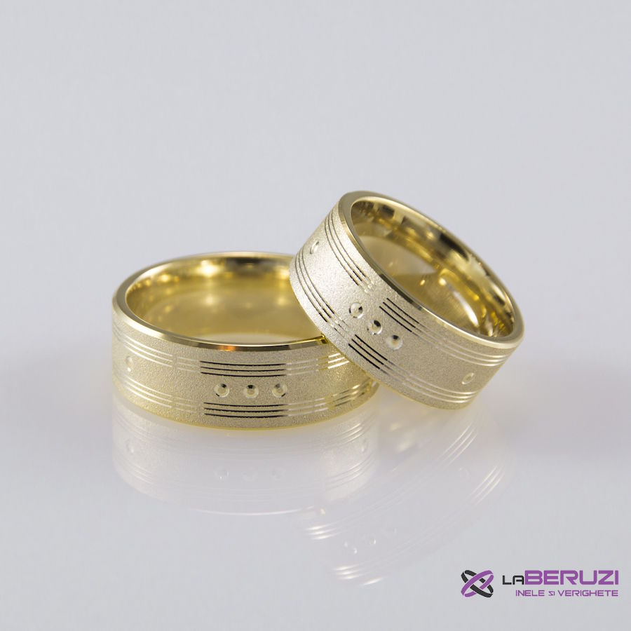 Verighete din aur de 14k SS 424