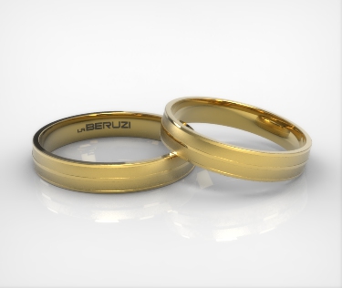 Verighete din aur galben de 14k SS 055