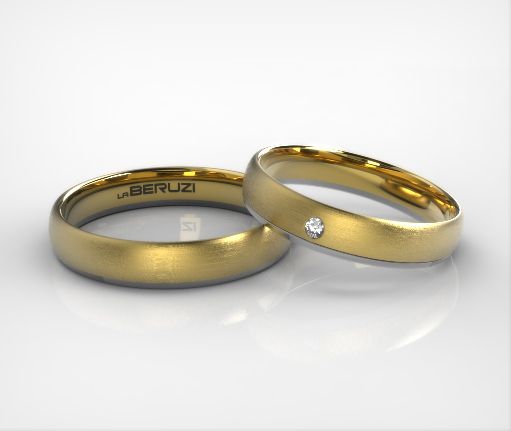 Verighete din aur galben de 14k SS 066