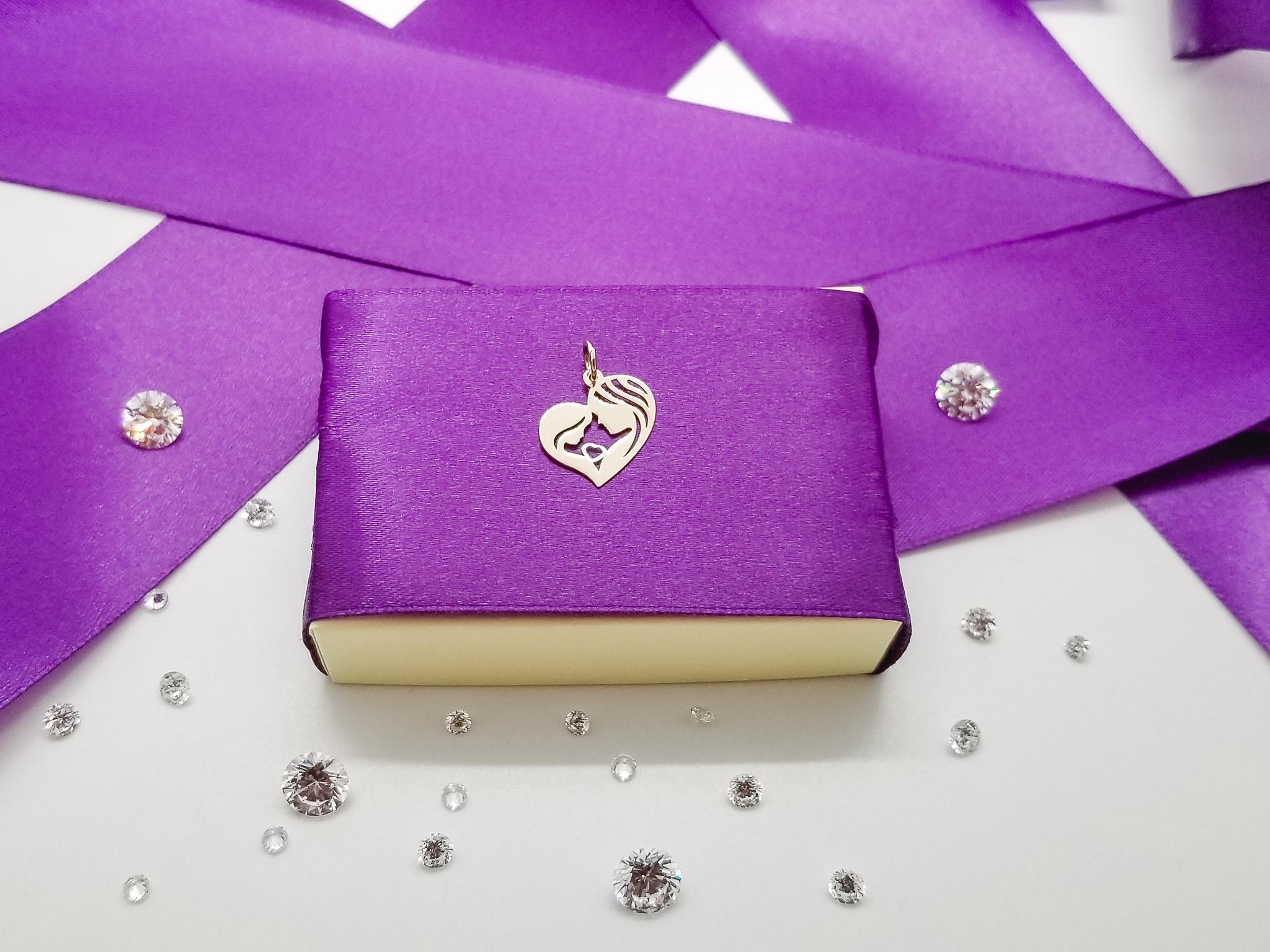 MEDALION MAMICA CU FETITA DIN AUR 14K FATI 253