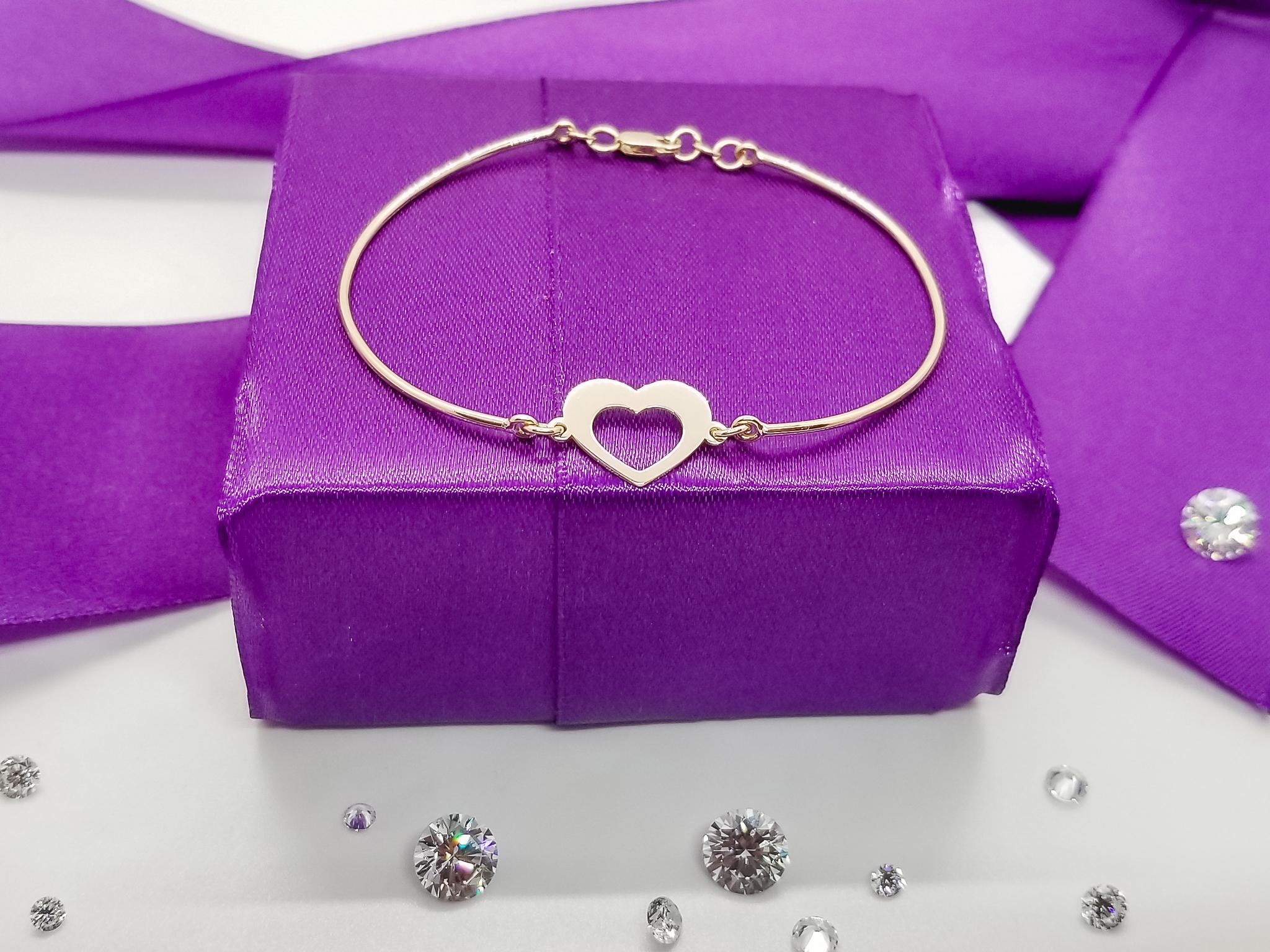 Bratara Fixa din aur galben de 14K cu medalion FATI 94